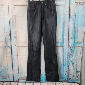 Wilsons Leather Dark Charcoal Straight Leg Pants